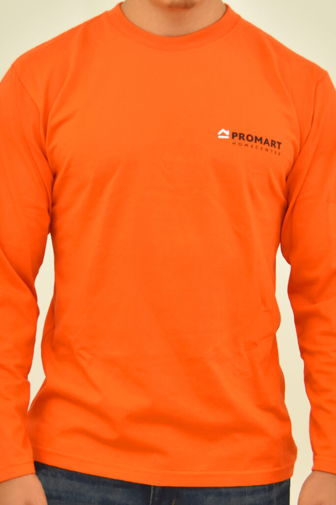 Polo Jersey Naranja | Tejido 30/1 | Manga Larga